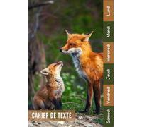 Cahier De Texte: 2026 2027 Renard Pour Garçon & Fille En Primaire, Collège Et Lycée Pratique Pour Toutes Les Matières