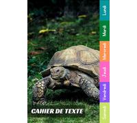 Cahier De Texte: 2026 2027 Tortue Pour Étudiants CP, CE1, CE2, CM1, CM2, Collège Et Lycée Pratique Pour Toutes Les Matières