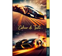 CAHIER DE TEXTE: 2026-2027 Voiture | CP, CE1, CE2, CM1, CM2 | Intérieur en Couleurs | Pratique Pour Toutes Les Matières