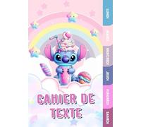 Cahier de Texte: Carnet Devoirs et Leçons Idéal pour les Garçons et Filles en Primaire | 100% en couleurs, fun et pratique