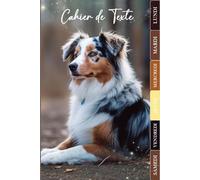 CAHIER DE TEXTE: Chien |CP, CE1, CE2, CM1, CM2, Collège | Intérieur en Couleurs | Pratique Pour Toutes Les Matières
