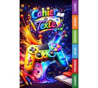 CAHIER DE TEXTE DU GAMER: Thème gaming manette de jeu pour garçon et fille | Réglure Séyes | école élémentaire primaire cp ce1 ce2 cm1 cm2 collège | Pour une année scolaire réussie.