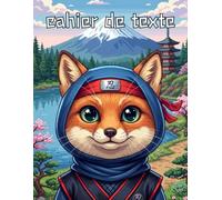 Cahier De Texte Garcon: Animaux " Renard " Cadeaux pour Enfant 6, 7, 8, 9, 10 Ans | École Primaire (CP, CE1, CE2, CM1, CM2) Petit Format 17x22 cm | Couverture Souple Sans Spirale.