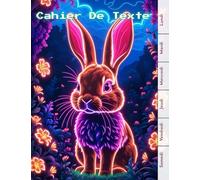 Cahier De Texte : ( Lapin ) Fille & Garcon - 17x22 Cm Broché Sans Spirale - Cadeaux Pour Enfant - Cp, Ce1, 4eme, 5eme, 6 ème... école, College et Lycée.