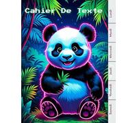 Cahier De Texte : ( Panda ) Fille & Garcon - 17x22 Cm Broché Sans Spirale - Cadeaux Pour Enfant - Cp, Ce1, 4eme, 5eme, 6 ème... école, College et Lycée.