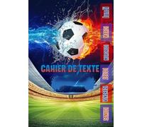 CAHIER DE TEXTE: pour les passionnés de sport - Idéal du CP au CM2 (CE1, CE2, CM1, CM2) - Parfait pour une rentrée scolaire organisée ! Pratique pour toutes les matières.