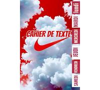 CAHIER DE TEXTE: pour les passionnés de sport - Idéal du CP au CM2 (CE1, CE2, CM1, CM2) - Parfait pour une rentrée scolaire organisée ! Pratique pour toutes les matières.