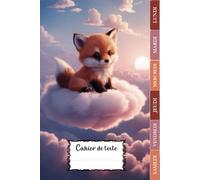 CAHIER DE TEXTE RENARD 2025-2026: CE1, CE2, CM1, CM2, Collège Et Lycée | Pratique Pour Toutes Les Matières