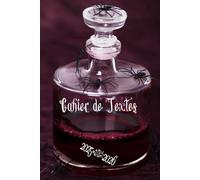 Cahier de Textes 2025-2026 - 2 Jours par Page - Thème Gothique - 145 Pages
