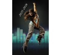 Cahier de Textes 2025-2026 Thème Danse Hip-Hop - 2 Jours par Page