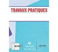 Cahier De Travaux Pratiques 21x29,7 96 Pages: Livre De TP Grand Format