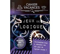 Cahier de vacances Jeux de logique