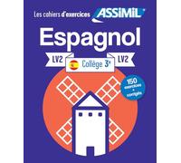 Cahier d'exercices ESPAGNOL - niveau e 3e - LV2: 1 (CUADERNO DE EJERCICIOS)