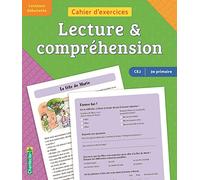 Cahier d'exercices Lecture & compréhension CE2 - 3e primaire: Lecteurs débutants Vert-violet