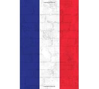 Cahier Drapeau France: Cahier de notes, 120 pages lignes, journal intime, cahier de brouillon, cahier scolaire