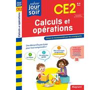 Cahier du jour/cahier du soir Calculs et opérations CE2: Conçu et recommandé par les enseignants