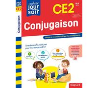 Cahier du jour/Cahier du soir Conjugaison CE2: Conçu et recommandé par les enseignants