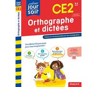 Cahier du jour/cahier du soir Orthographe et dictées CE2: Conçu et recommandé par les enseignants