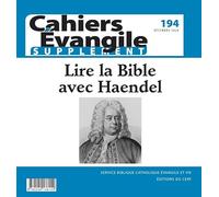 Cahier Evangile n194 - Supplément