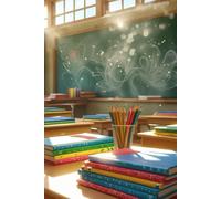 Cahier Scolaire pour élèves, écoliers, enseignants, maîtresses: Carnet Ligné pour École, Étudiants, Prise de Notes, Journal Intime, Cahier de Bord, ... cahier d'exercices, apprentissage