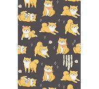 Cahier Spécial Calligraphie Japonaise: Cahier d'écriture Japonais Carnet de écriture kanji japonais, kana, hiragana et katakana. Couverture de livre de chien de kawaii Shiba Inu