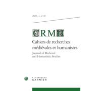Cahiers de recherches médiévales et humanistes
