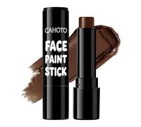 CAHOTO Brown Face Body Paint Stick, Oil-Based Eye Black Sports | Waterproof, Full Coverage, Vegan, Halloween Makeup Stick for Clown Skeleton SFX Cosplay Stage, 0.12oz