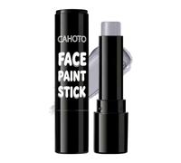 CAHOTO Light Grey Face Body Paint Stick,Oil-Based Eye Black Sports | Palillo de maquillaje SFX vegano de cobertura completa para disfraz de zombi, lobo gris, esqueleto, estatua de piedra mima
