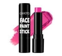 CAHOTO Pink Face Body Paint Stick, Eye Black Football Baseball Sports, Full Coverage Vegan Oil Based Halloween Makeup Stick for SFX Cosplay Unicorn Panther Doll Sugar Skeleton Joker Clown, 0.12oz