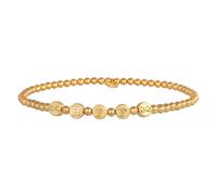cai Pulsera Elástica 925 Plata de Ley Chapada en Oro Motivo BFF Infinity NUEVO
