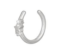 cai Single Ear Cuff 925 Sterling Silver Rodiad Star Zirkonia Galaxy