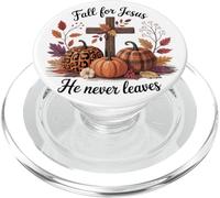 Caída de Jesús que nunca deja - Cristiano - Otoño PopSockets PopGrip para MagSafe