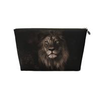 Caída del león Modelo 3D, Bolsa de Maquillaje Bolsa de cosméticos Bolsa de artículos de tocador de Viaje portátil Bolsa de artículos de tocador