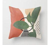 CAIDAI&YL Mid Century Pattern Throw Pillow Case Minimal Line Abstract Sun Cushion Covers for Home Sofa Chair Decorative Pillowcases,21,400 * 400mm