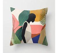 CAIDAI&YL Mid Century Pattern Throw Pillow Case Minimal Line Abstract Sun Cushion Covers for Home Sofa Chair Decorative Pillowcases,22,400 * 400mm