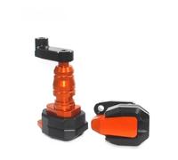 Caídas Anticaidas para CBR 600 RR para F2 F3 F4 F4i para CB1000R Marco Protección contra Caídas Motocicleta Deslizador Carenado De Almohadilla Choque(Orange)