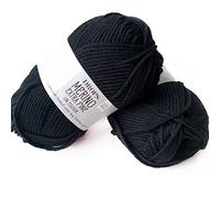 Caídas Merino extra fina DK SH02 Negro