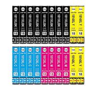 Caidi 18XL - Cartuchos de tinta para Epson XP225, XP202, XP205, XP325, XP215, XP425, XP305, XP302, XP312, XP402, XP315, XP405, XP30 (20PCS)