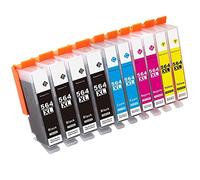 Caidi Cartuchos de tinta compatibles de repuesto para HP 564 564xl compatible con HP Photosmart 5510 5515 5520 5525 6510 6520 6525 D5463 D7500 Premium B209 B210 C309 C310 C410 Oficina 510 ejet 4620