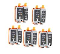 Caidi - Cartuchos de tinta para Canon PGI-35 CLI-36 de alta capacidad compatibles con Canon iP100 iP110 (5 set)