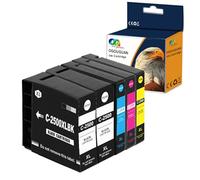 Caidi PGI-2500XL PGI 2500 Cartucho de tinta Canon Maxify mb5150 Compatible Cartucho de tinta 2500 XL 2500XL para MB5450 IB4150 MB5350 MB5455 MB5155 IB4050 MB5050 (negro, cian, magenta, amarillo, 5