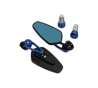 CAIDIS Espejo Scooter para PCX125 para PCX150 para PCX160 para PCX 125 150 160 7/8" 22MM Extremo del Manillar Motocicleta Vista Trasera Espejos Retrovisores Moto(Blue)