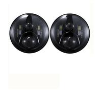 CAIDIS Faros Delanteros Para Jeep Para Wrangler TJ JK Con Halo Angel Eyes Coche Led 80W 7 "pulgadas Faro Conjunto Faros