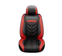 CAIDIS Fundas de Asientos Coche Funda Asiento Coche Cuero Sintético Cobertura Total, Estilo Universal, para Citroen C4(D Black Red 5 Seat)