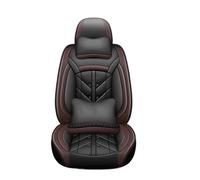 CAIDIS Fundas de Asientos Coche Funda Asiento Coche Cuero Sintético Cobertura Total, Estilo Universal, para Citroen C3 Y C4(K Black Coffee 5 Seat)