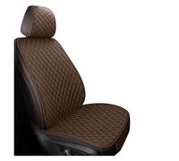 CAIDIS Fundas de Asientos Coche Funda Universal Lino para Asiento Coche Cojín Delantero Y Trasero Cómoda Y Transpirable Protector para Las Cuatro Estaciones(Brown)