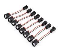 CAIDIS Inyector Combustible 8 Piezas LS1 EV1 A EV6 para USCAR para Adaptador Se Adapta LS2 LS3 para LSX para LT1 Conector Inyector Combustible (Paquete 8) Inyector