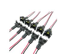 CAIDIS Inyector Combustible para K4J K4M para Clio para Megane para Scenic para Modus 1,4 1,6 16V para Dacia Inyector Combustible Conector Clavija H132254 Inyector(10 Connector)