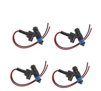 CAIDIS Inyector Combustible para K4J K4M para Clio para Megane para Scenic para Modus 1,4 1,6 16V para Dacia Inyector Combustible Conector Clavija H132254 Inyector(4 Set)