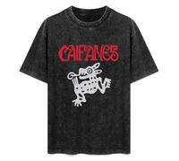 Caifanes Men Black T-Shirt Print Unisex Cotton tee Shirt S